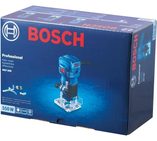 Фрезер Bosch GKF 550 550Вт 33000об/мин макс.ход:38мм