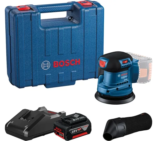 Эксцентриковая шлифмашина Bosch GEX 185-LI D125мм аккум. жестк.кейс (06013A5021)