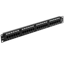 Патч-панель Rexant 04-0021 19" 1U 24xRJ45 кат.5E UTP