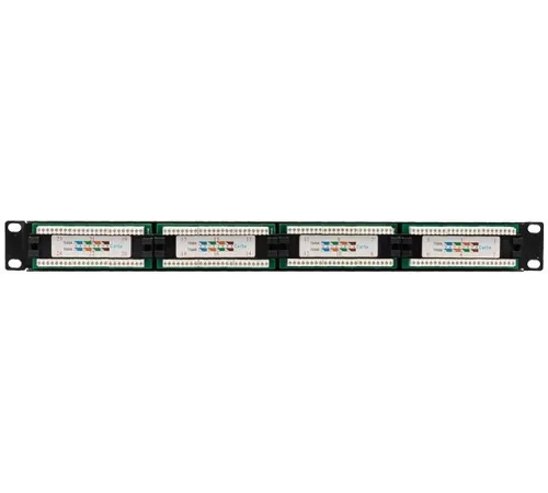 Патч-панель Rexant 04-0021 19" 1U 24xRJ45 кат.5E UTP