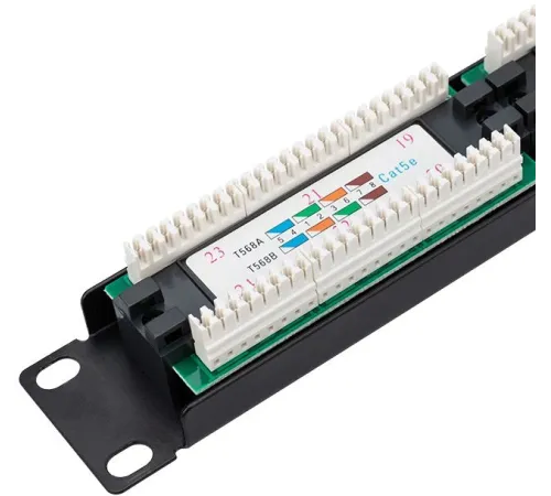 Патч-панель Rexant 04-0021 19" 1U 24xRJ45 кат.5E UTP