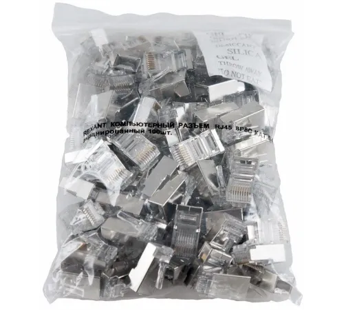 Вилка Rexant (05-1023) FTP кат.5E RJ45 прозрачный (упак.:1шт)