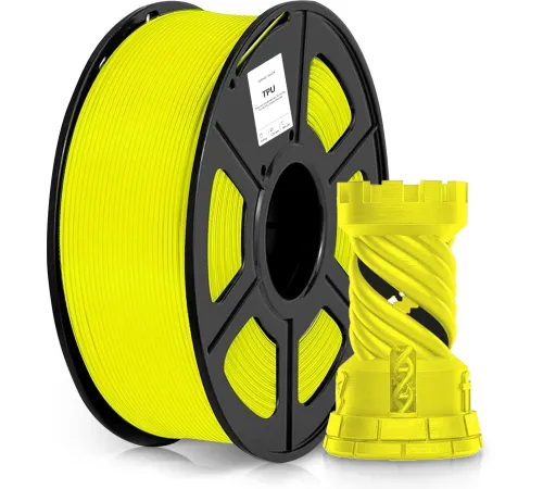 Пластик для принтера 3D Cactus CS-3D-TPU-0.8KG-YELLOW TPU d1.75мм 0.8кг 1цв.