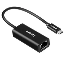 Адаптер для ноутбука Lenovo ThinkPad LX0804 черный USB-C to Ethernet Adapter