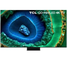 Телевизор QLED TCL 75" 75C855 черный 4K Ultra HD 120Hz DVB-T DVB-T2 DVB-C DVB-S DVB-S2 USB WiFi Smart TV