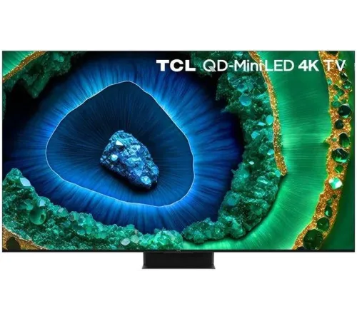 Телевизор QLED TCL 75" 75C855 черный 4K Ultra HD 120Hz DVB-T DVB-T2 DVB-C DVB-S DVB-S2 USB WiFi Smart TV