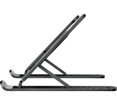 Подставка для ноутбука Buro BU-LS100 260x20x60мм 220г пластик ABS черный
