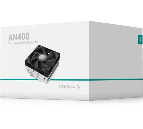 Устройство охлаждения(кулер) Deepcool AN400 Soc-AM5/AM4/1151/1200/1700 4-pin Al+Cu 150W Ret Устройство охлаждения(кулер) Deepcool AN400 Soc-AM5/AM4/1151/1200/1700 4-pin Al+Cu 150W Ret