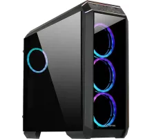 Корпус Chieftec Stallion II черный без БП ATX 4x120mm 1xUSB2.0 2xUSB3.1 audio bott PSU