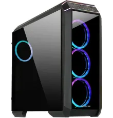 Корпус Chieftec Stallion II черный без БП ATX 4x120mm 1xUSB2.0 2xUSB3.1 audio bott PSU