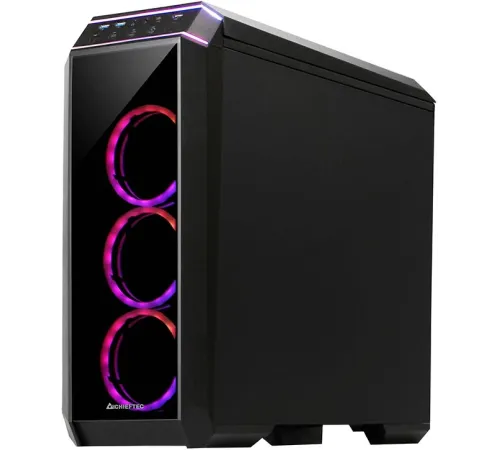 Корпус Chieftec Stallion II черный без БП ATX 4x120mm 1xUSB2.0 2xUSB3.1 audio bott PSU
