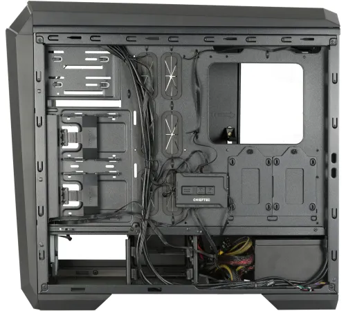 Корпус Chieftec Stallion II черный без БП ATX 4x120mm 1xUSB2.0 2xUSB3.1 audio bott PSU