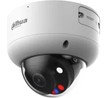 DAHUA DH-IPC-HDBW3449R1P-ZAS-PV-S5 Уличная купольная IP-видеокамера TiOC с ИИ и активным сдерживанием 4Мп, 1/2.7” CMOS, моторизованный объектив 2.7~13,5мм (5x), видеоаналитика, ИК 50м, LED 40м