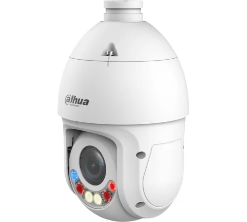 DAHUA DH-SD4E225GB-HNR-A-PV1 Уличная купольная PTZ IP-видеокамера с активным сдерживанием и ИИ 2Мп, 1/2.8” CMOS, моторизованный объектив 4.8~120мм (25x), видеоаналитика, ИК 100м, LED 50м, IP66