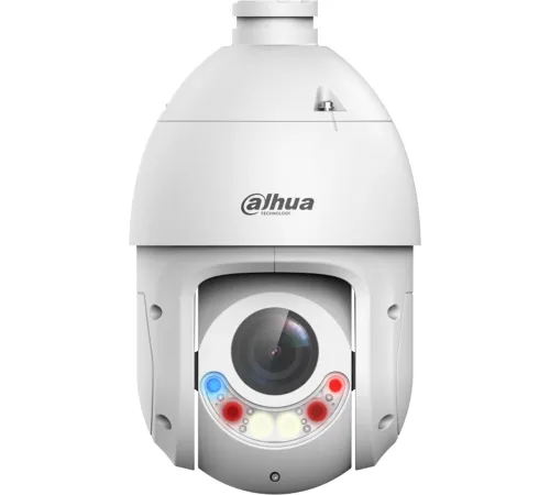 DAHUA DH-SD4E225GB-HNR-A-PV1 Уличная купольная PTZ IP-видеокамера с активным сдерживанием и ИИ 2Мп, 1/2.8” CMOS, моторизованный объектив 4.8~120мм (25x), видеоаналитика, ИК 100м, LED 50м, IP66