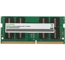 Память DDR4 32GB 3200MHz Digma DGMAS43200032D RTL PC4-25600 CL22 SO-DIMM 260-pin 1.2В dual rank Ret