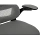 Кресло руководителя Бюрократ Sigma 1 серый сетка/ткань крестов. пластик