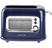 Тостер Galaxy Line GL 2913 900Вт синий