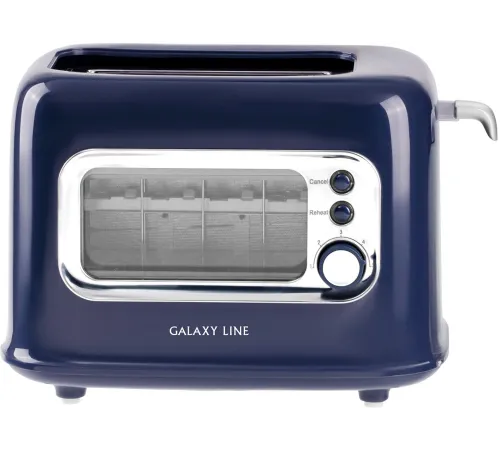 Тостер Galaxy Line GL 2913 900Вт синий