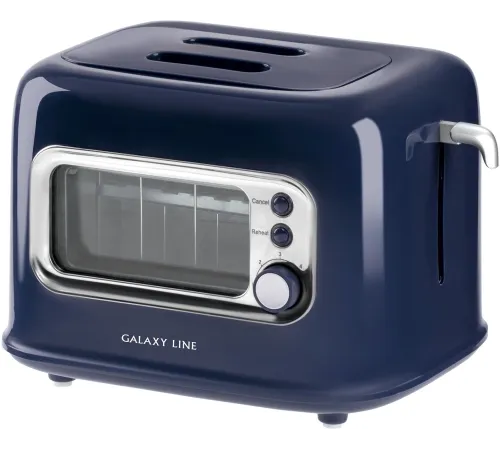 Тостер Galaxy Line GL 2913 900Вт синий
