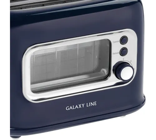 Тостер Galaxy Line GL 2913 900Вт синий