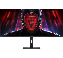 Монитор Xiaomi 34" Curved Gaming Monitor G34WQi черный VA LED 1ms 21:9 HDMI матовая HAS Piv 350cd 178гр/178гр 3440x1440 180Hz FreeSync Premium DP 2K 6.9кг