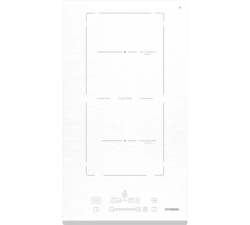 Индукционная варочная поверхность Hyundai HHI 3772 WG белый Индукционная варочная поверхность Hyundai HHI 3772 WG белый