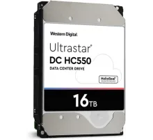 Жесткий диск WD SAS 3.0 16TB 0F38361 WUH721816AL5204 Server Ultrastar DC HC550 (7200rpm) 512Mb 3.5"