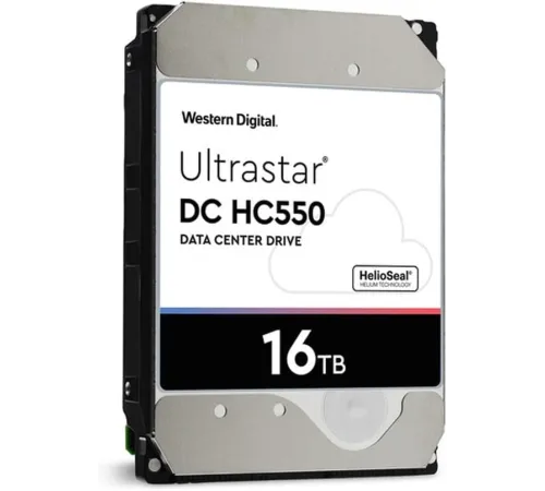 Жесткий диск WD SAS 3.0 16TB 0F38361 WUH721816AL5204 Server Ultrastar DC HC550 (7200rpm) 512Mb 3.5"