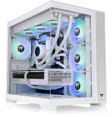 Корпус Thermaltake View 380 TG ARGB белый без БП ATX 9x120mm 5x140mm 1x200mm 2xUSB3.0 audio bott PSU