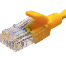 Патч-корд Suprlan 10-0162 UTP RJ-45 вил.-вилка RJ-45 кат.5E 1м желтый LSZH 0.483AWG