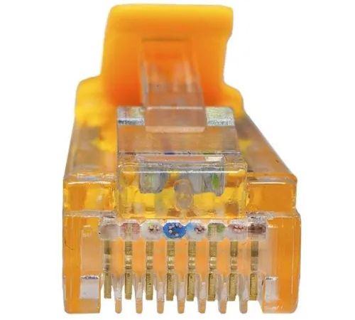 Патч-корд Suprlan 10-0161 UTP RJ-45 вил.-вилка RJ-45 кат.5E 0.5м желтый LSZH 0.483AWG