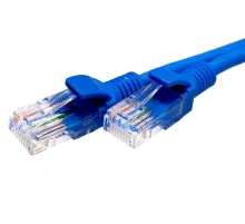 Патч-корд Suprlan 10-0148 UTP RJ-45 вил.-вилка RJ-45 кат.5E 2м синий LSZH 0.483AWG