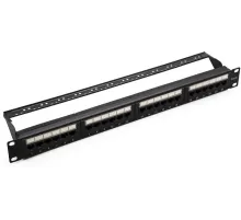 Патч-панель Suprlan 10-0427 19" 1U 24xRJ45 кат.5E UTP