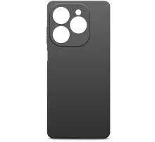 Чехол (клип-кейс) BoraSCO для Tecno Spark 20 Pro Silicone Case черный (72530)