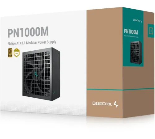 Блок питания Deepcool ATX 1000W PN1000M Gen.5 80+ gold (20+4pin) APFC 120mm fan 8xSATA RTL