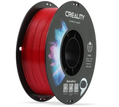 Катушка CR-PETG пластика Creality 1,75 мм 1кг для 3D принтеров, красный Катушка CR-PETG пластика Creality 1,75 мм 1кг для 3D принтеров, красный