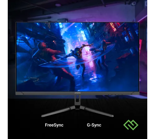 Монитор Digma 23.8" Overdrive 24P410F черный IPS LED 2ms 16:9 HDMI матовая 300cd 178гр/178гр 1920x1080 200Hz G-Sync FreeSync DP FHD USB 3.7кг