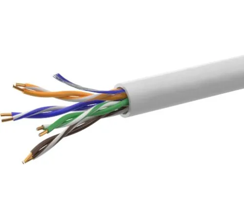 Кабель информационный NetOn 01-0302 кат.5E U/UTP 4X2X0.51AWG PVC внутренний 305м серый