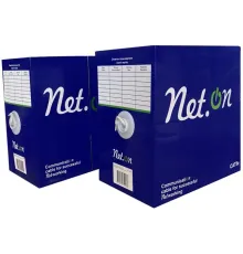 Кабель информационный NetOn 01-0301 кат.5E U/UTP 4X2X0.51AWG PE внешний 305м черный