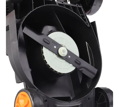 PATRIOT PT 1639E Газонокосилка электрическая [512309639] { бесщёточный, 38см, 1600Вт, трав комби 50л, 20-65мм 5 уровней }