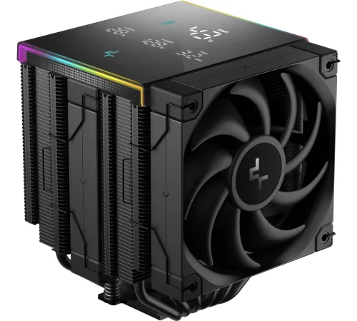 Устройство охлаждения(кулер) Deepcool AK620 Digital Pro Soc-AM5/AM4/1151/1200/2066/1700 черный 4-pin 28dB Al+Cu 260W 1486gr Ret Устройство охлаждения(кулер) Deepcool AK620 Digital Pro Soc-AM5/AM4/1151/1200/2066/1700 черный 4-pin 28dB Al+Cu 260W 1486gr Ret