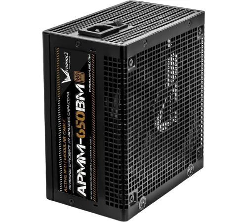 Блок питания Formula ATX 650W APMM-650BM 80+ bronze (20+4pin) APFC 140mm fan 6xSATA Cab Manag RTL