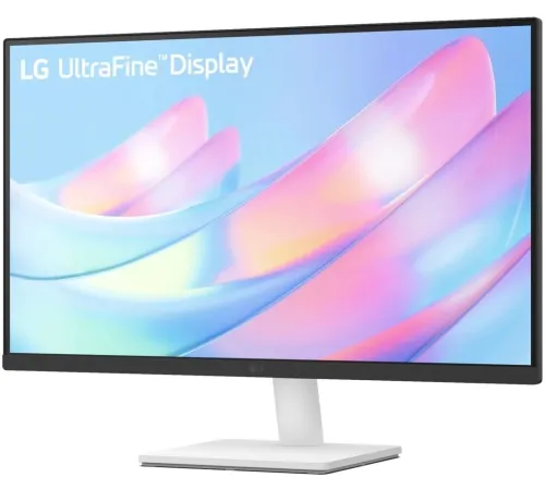 МОНИТОР 27" LG 27US500-W Silver-White (IPS, 3840x2160, 5 ms, 178°/178°, 300 cd/m, 1000:1, +2xНDMI 2.0, +DisplayPort 1.4)
