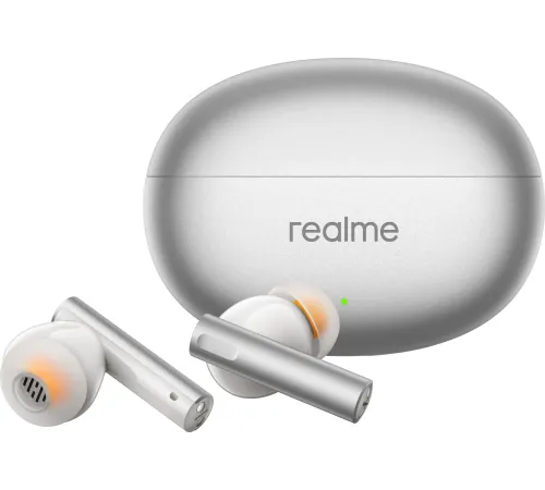 Гарнитура внутриканальные Realme Buds Air 6 серебристый беспроводные bluetooth в ушной раковине (631209000121)