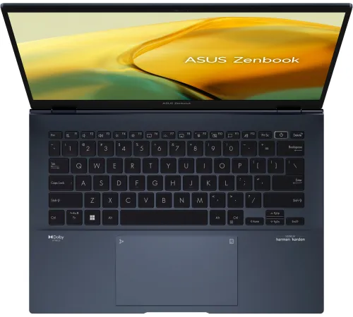 Ноутбук Asus Zenbook 14 UX3402VA-KP696 Core i5 13500H 16Gb SSD512Gb Intel Iris Xe graphics 14" IPS WQXGA (2560x1600) noOS blue WiFi BT Cam Bag (90NB10G1-M014W0) Ноутбук Asus Zenbook 14 UX3402VA-KP696 Core i5 13500H 16Gb SSD512Gb Intel Iris Xe graphics 14" IPS WQXGA (2560x1600) noOS blue WiFi BT Cam Bag (90NB10G1-M014W0)