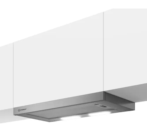 Вытяжка встраиваемая Indesit INT 62HR X нержавеющая сталь управление: механическое (1 мотор) Вытяжка встраиваемая Indesit INT 62HR X нержавеющая сталь управление: механическое (1 мотор)