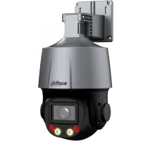 DAHUA DH-SD3C405DB-GNY-A-PV Мини-PTZ IP-видеокамера Smart Dual Light с активным сдерживанием и ИИ 4Мп, 1/2.8” CMOS, 5x моторизованный объектив 2.7~13,5мм (5x), видеоаналитика, ИК до 50, LED до 30м