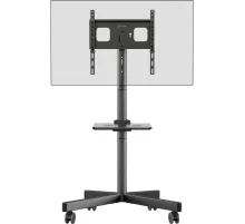 Стойка для телевизора Onkron TS1137 черный 20"-60" макс.45кг напольный мобильный
