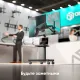 Стойка для телевизора Onkron TS1137 черный 20"-60" макс.45кг напольный мобильный